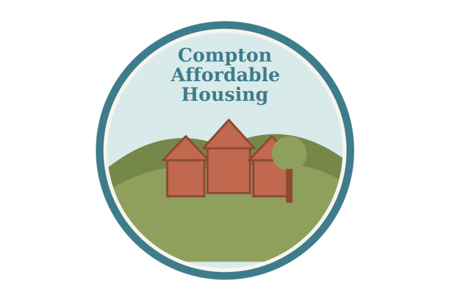 Compton Affordable Housing logo (square 1000x1000, white frame)